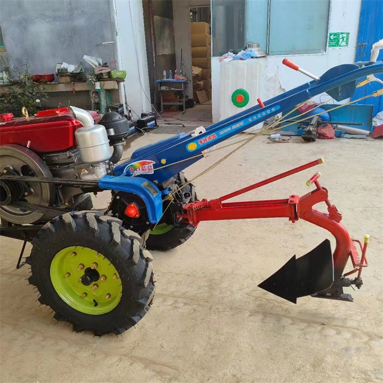 小型农用手扶拖拉机 12马力旋耕起垄机 加座位水田耕地打田机图3
