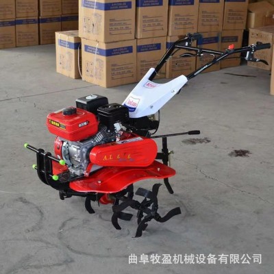 170汽油两驱小型微耕机 多功能手扶翻地机 四驱柴油旋耕机