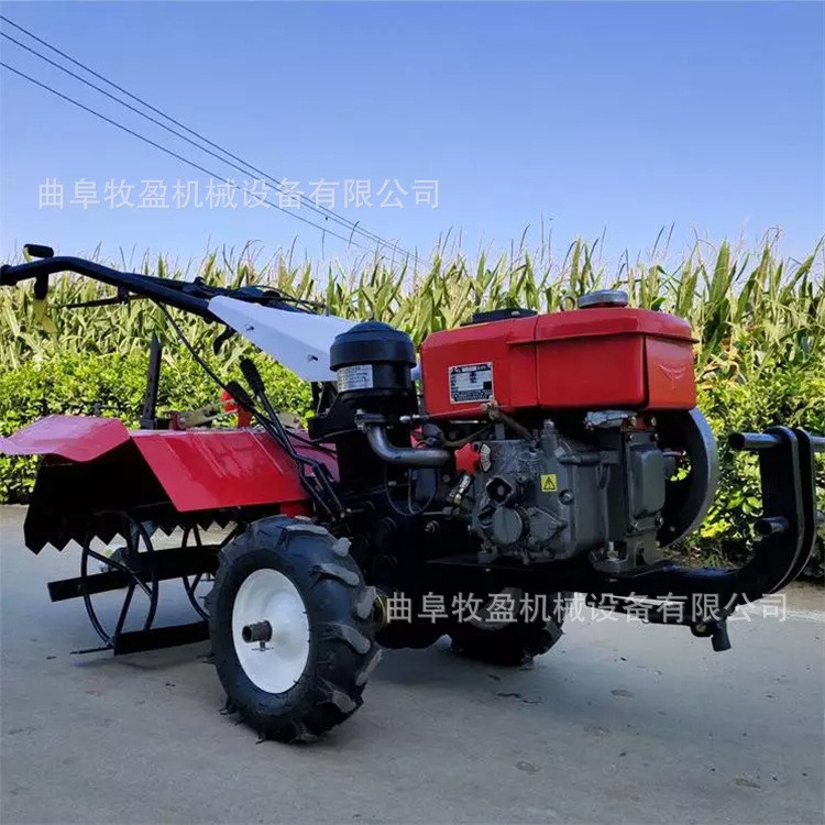 170汽油两驱小型微耕机 多功能手扶翻地机 四驱柴油旋耕机图3