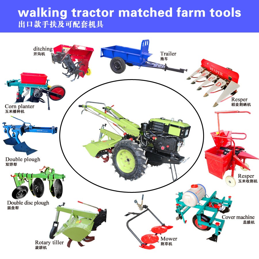 常美101风冷12匹195NL冷凝水冷手扶拖拉机旋耕机耕地机图4