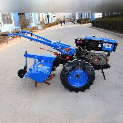 常美101风冷12匹195NL冷凝水冷手扶拖拉机旋耕机耕地机