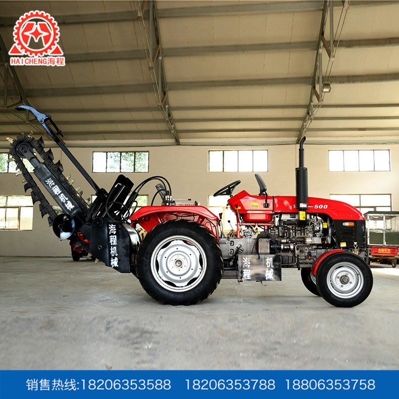 电缆开沟机 开沟机多少钱一台 农田开沟机 圆盘链式开沟机图5