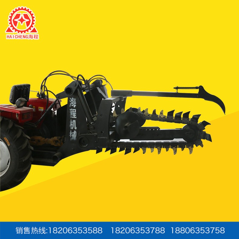 厂家直供 大型农耕机 链条式500大棚王开沟机 多用开沟机规格齐全