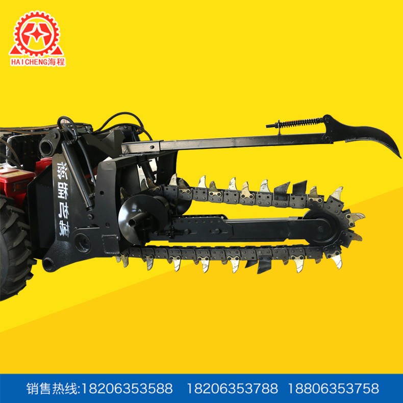 农机批发 504大棚王开沟机链条、果园开够施肥机、电缆开沟机械图3
