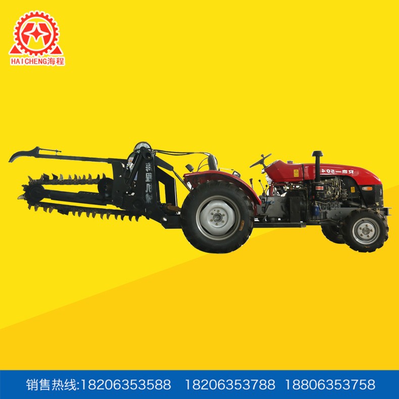 农机批发 504大棚王开沟机链条、果园开够施肥机、电缆开沟机械图2