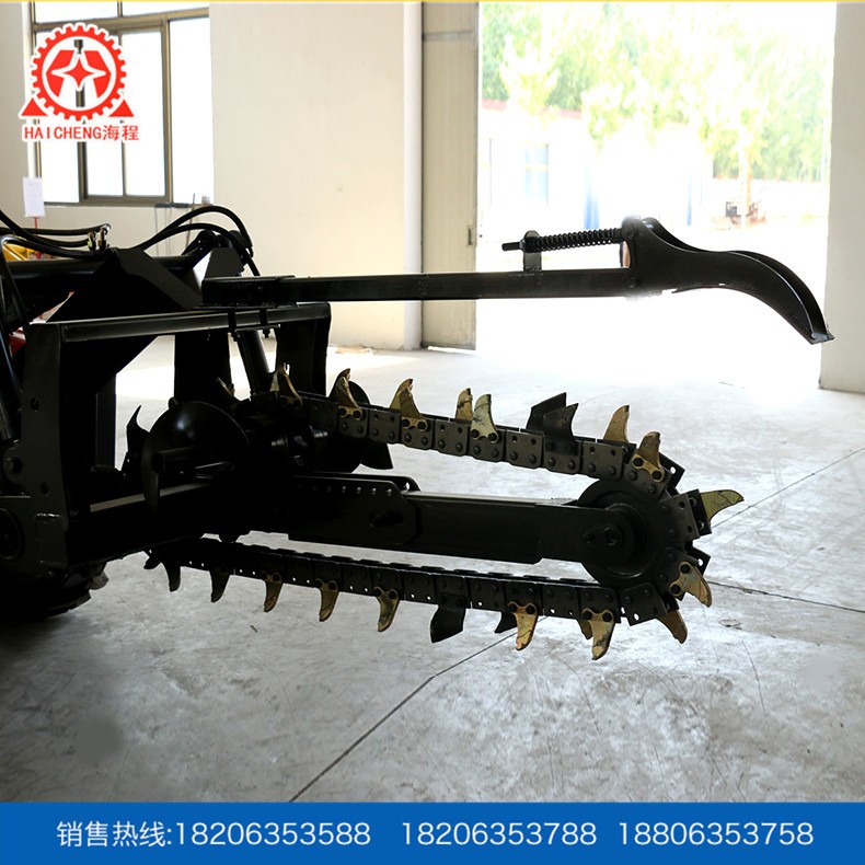 农机批发 504大棚王开沟机链条、果园开够施肥机、电缆开沟机械图5