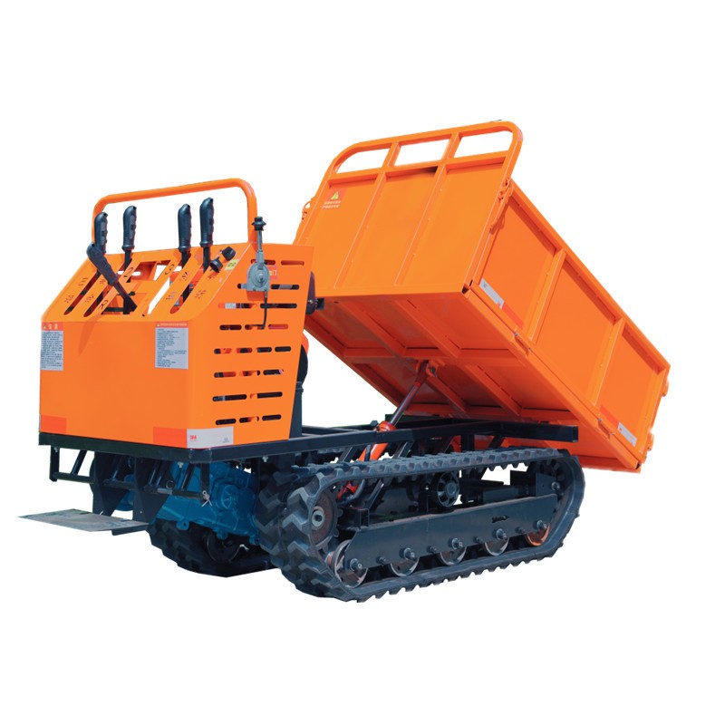 手扶履带爬山虎农田运输车拉木材工程柴油果园家用履带运输车机械图5