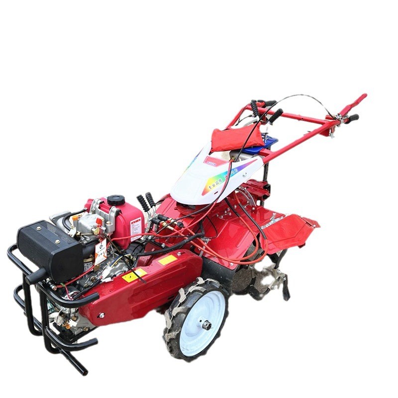 手扶式汽油旋耕机 小型果园除草犁地机 汽油柴油开沟培土机图5