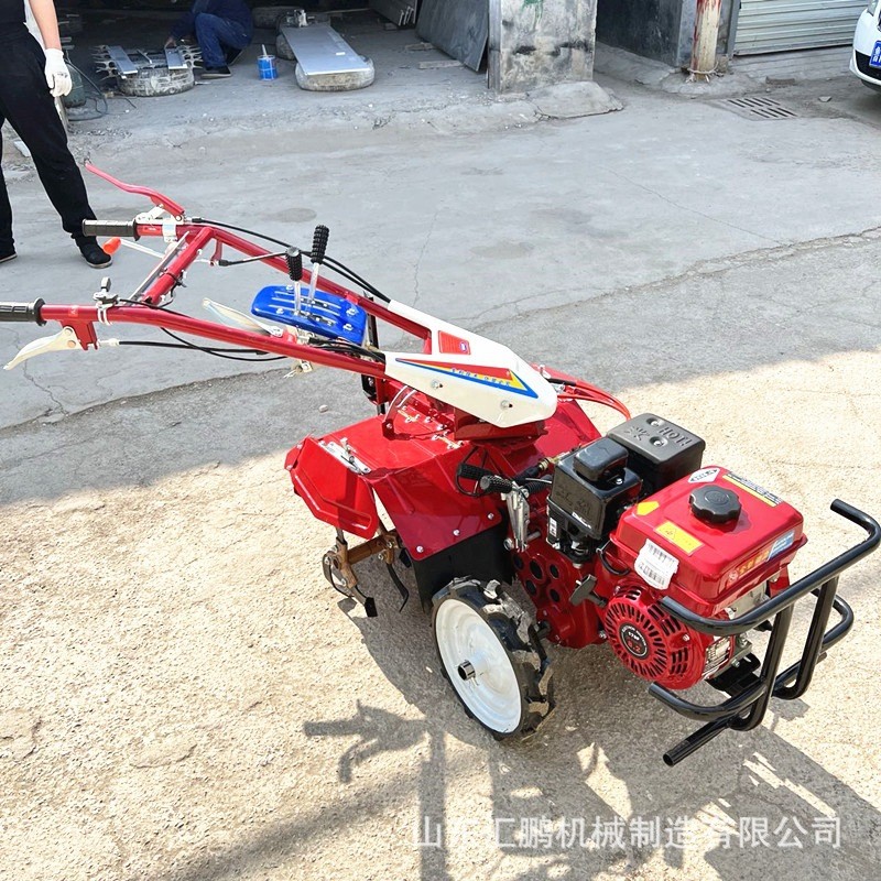 手扶式汽油旋耕机 小型果园除草犁地机 汽油柴油开沟培土机图4