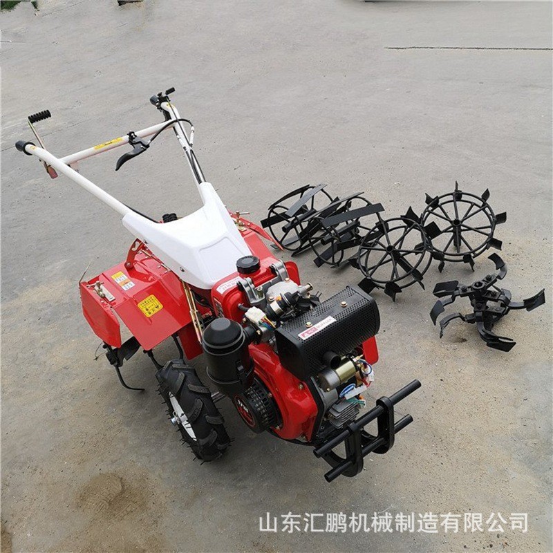 手扶式汽油旋耕机 小型果园除草犁地机 汽油柴油开沟培土机图2