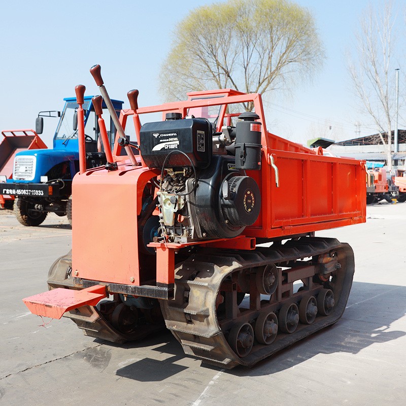 手扶式爬山虎履带运输车全地形北骏0.8吨小型农用果园履带运输车图2