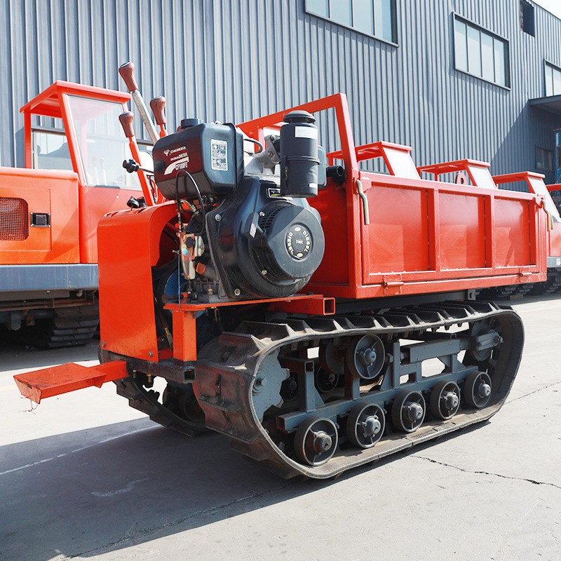 手扶式爬山虎履带运输车全地形北骏0.8吨小型农用果园履带运输车图4