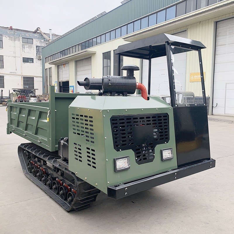 全新履带车运输果园山地自卸丘陵运输车 五吨爬山虎全地形搬运车图2