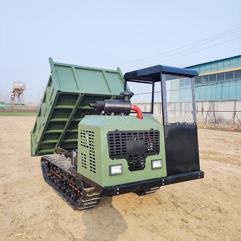 全新履带车运输果园山地自卸丘陵运输车 五吨爬山虎全地形搬运车图3