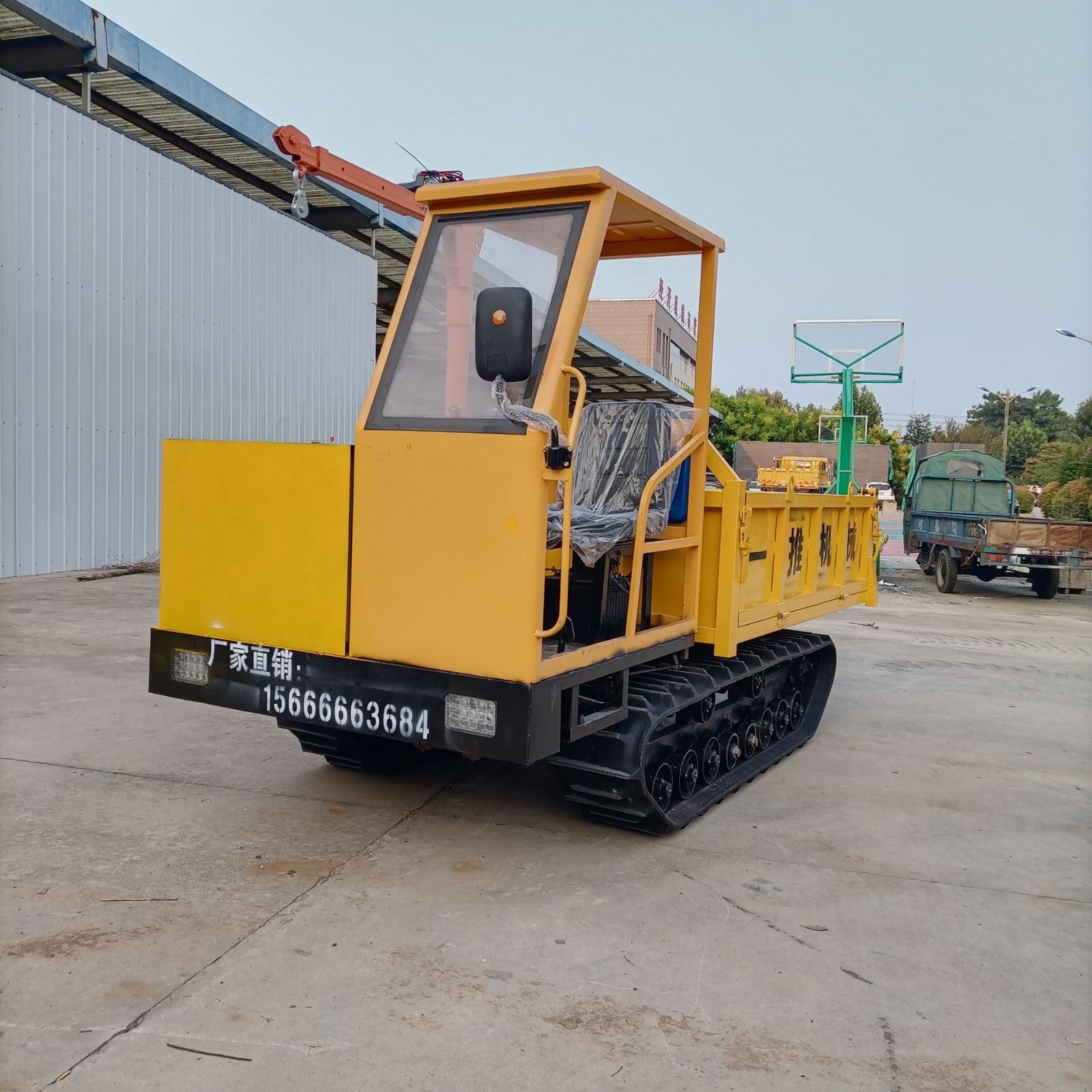 果园农用履带运输车 山地丘陵爬山虎车 工程4吨全地形自卸爬山王图2