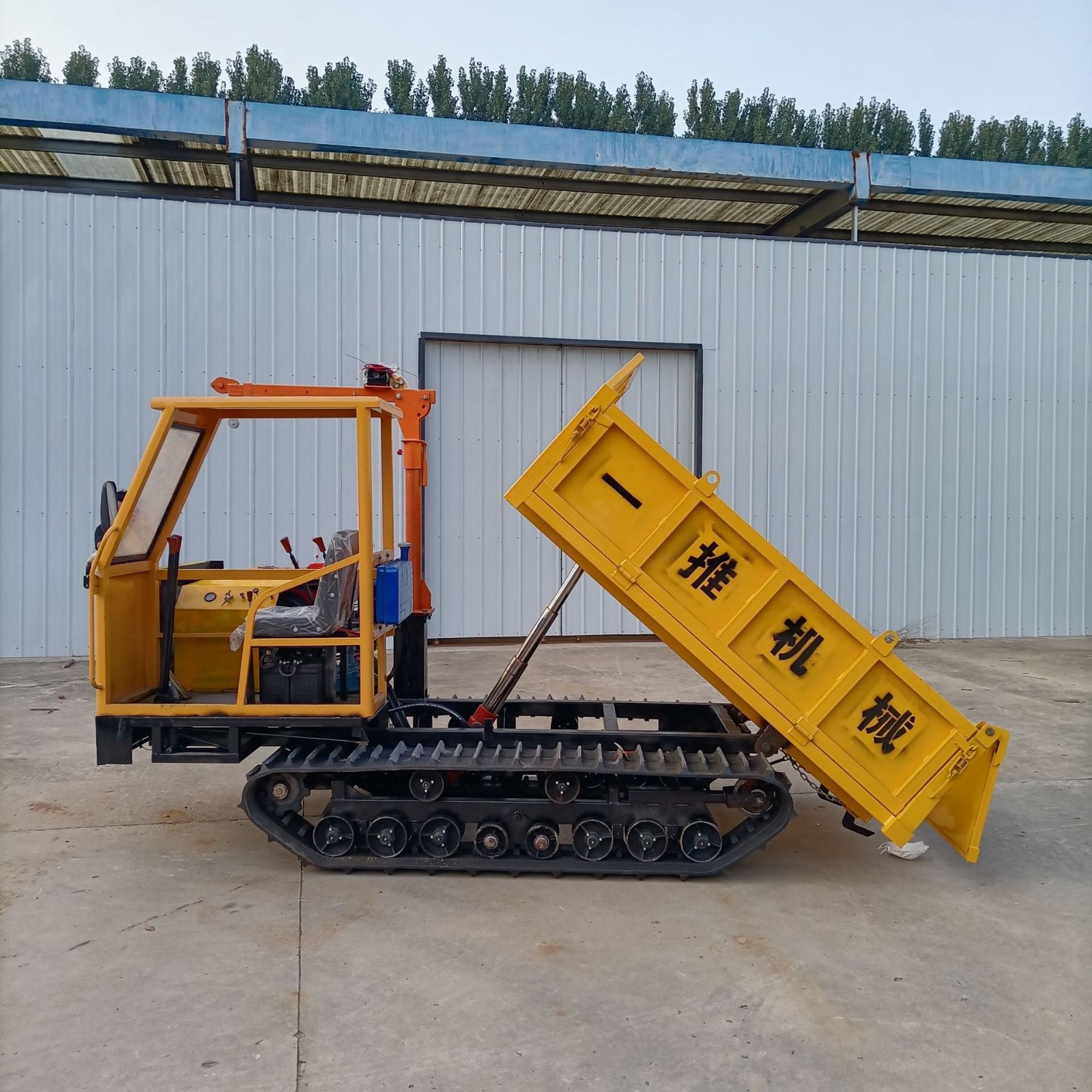 果园农用履带运输车 山地丘陵爬山虎车 工程4吨全地形自卸爬山王图3