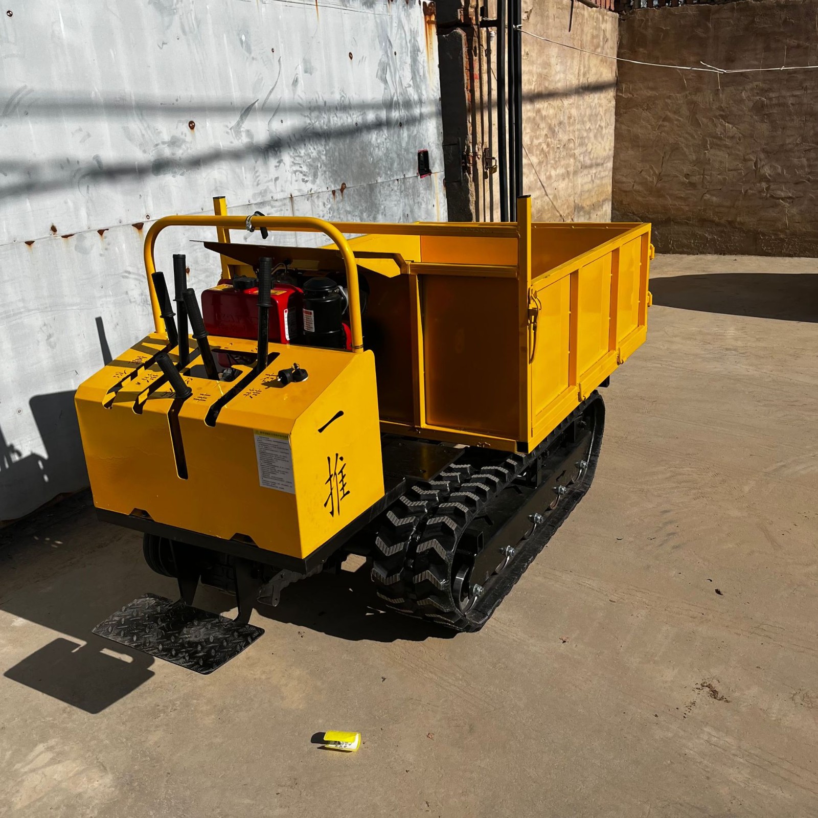 履带运输车 小型1吨固力变速箱带液压自卸3吨山地果园爬坡运输使图3