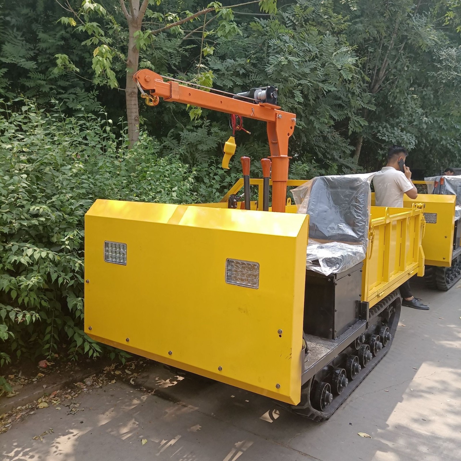 工程搬运爬山虎履带运输车 爬坡王全地形履带式农用山地运输车图3