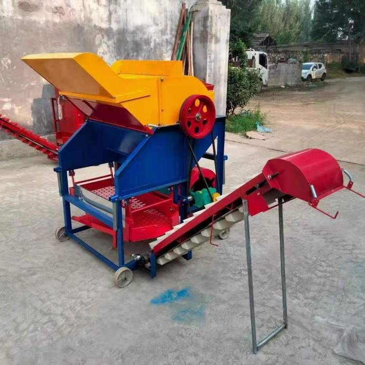 宇鑫 家用小型花生摘果机干湿两用果子秧果分离机自动装袋 移动方便