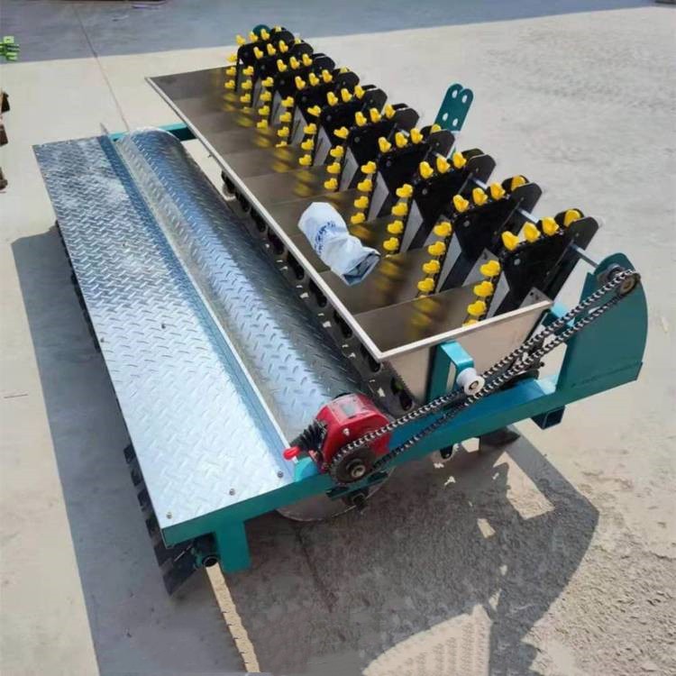 10行大蒜播种机 手推两行种蒜机 代替人工种蒜的机器图5