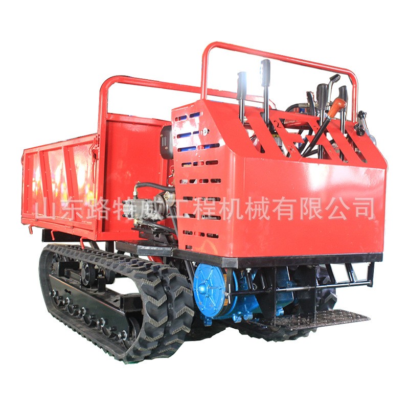 路特威履带式运输车 座驾式爬山虎搬运车 全地形农用柴油自卸车图3