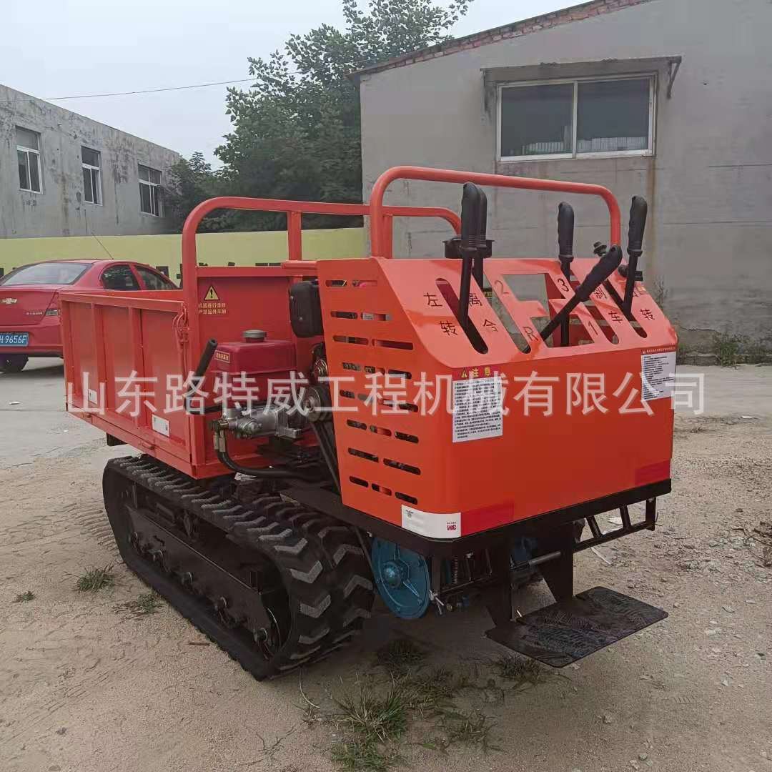 座驾式履带式运输车 小型四不像拖拉机 农用全地形爬山虎运输车图2