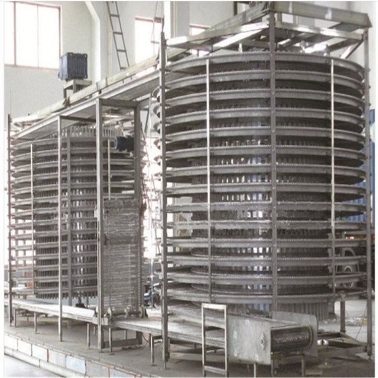 TZ-5面食双螺旋速冻设备 鸡爪单螺旋速冻机 腾泽图4