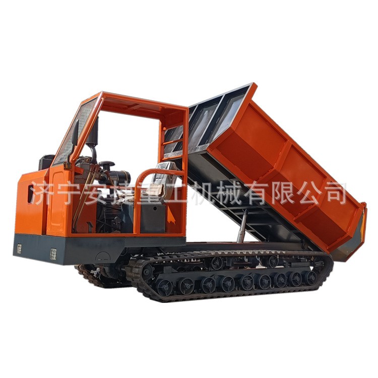 工程履带山地爬山虎 一键启动 设计合理 5吨光伏料履带运输车图5