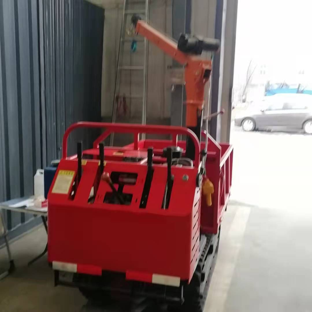 小型手扶履带运输车 山地果园农用自卸翻斗履带车全地形爬坡王图2