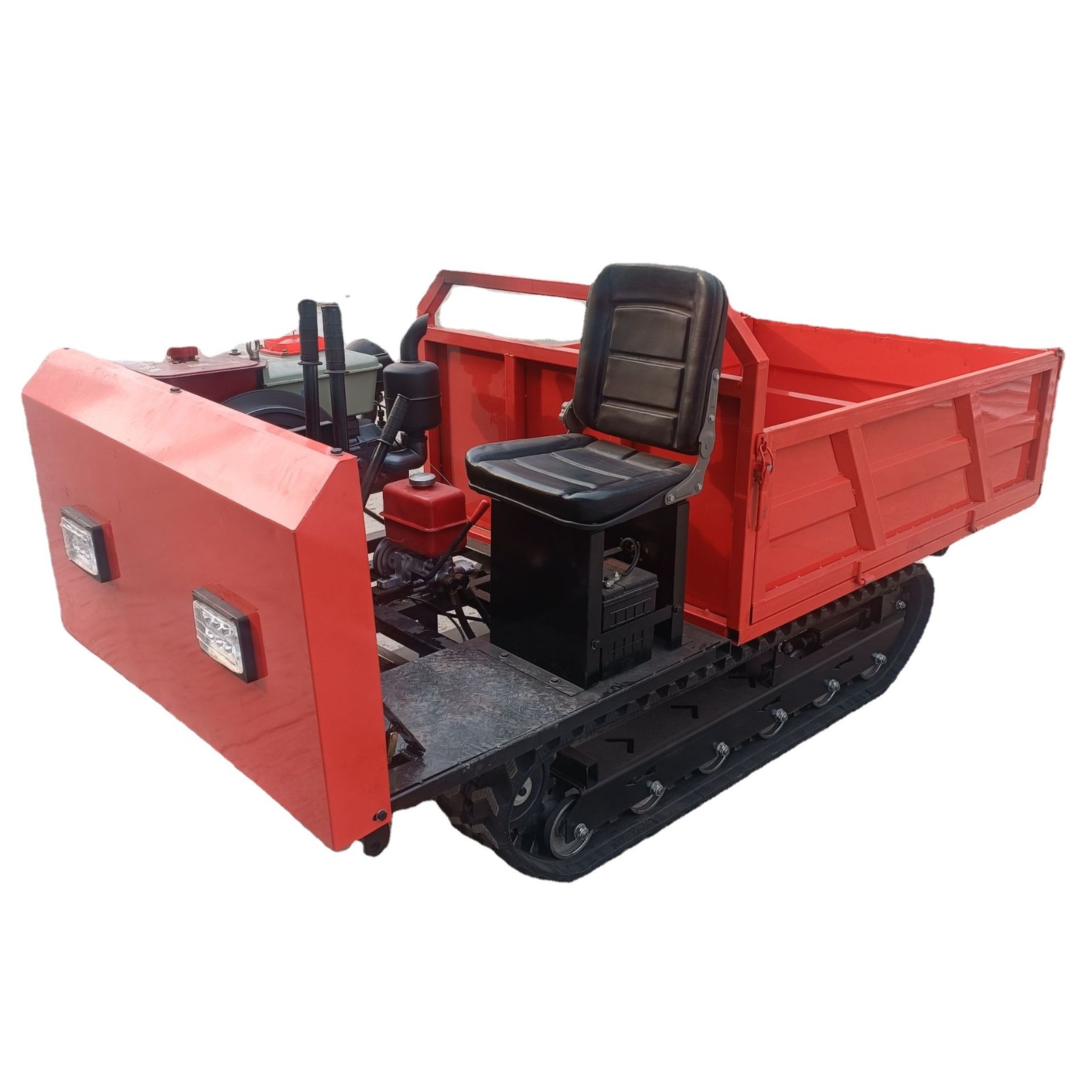 履带运输车厂家全地形爬山虎1.52345T吨手扶座驾履带运输车图5