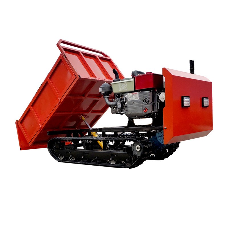 小型履带运输车果园山地爬山虎农用运输液压自卸履带车图4