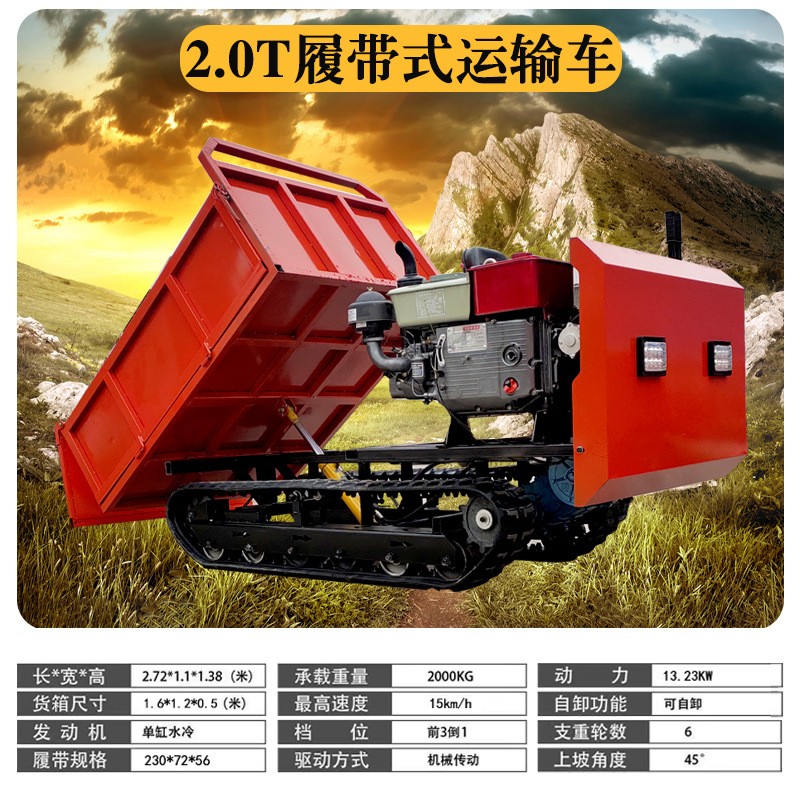 履带运输车生产厂家 四不像履带运输车 全地形爬山虎参数图3