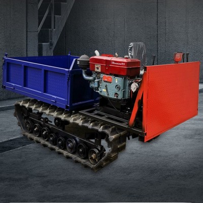 履带车小型山地履带运输车农用爬山虎座驾式自卸搬运车地形通用