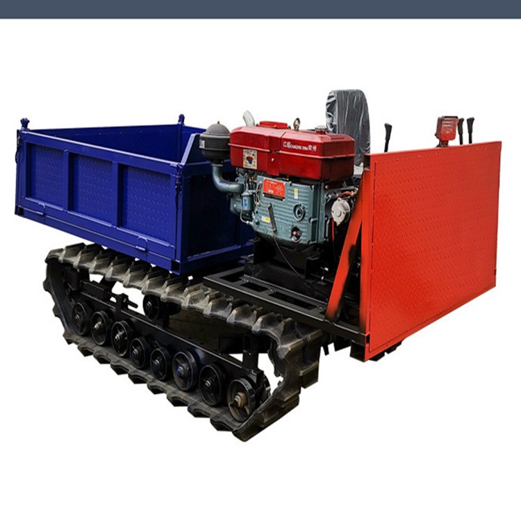 履带车小型山地履带运输车农用爬山虎座驾式自卸搬运车地形通用图5