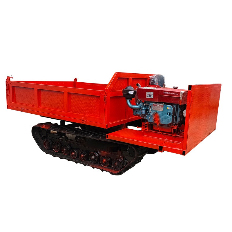 履带升降运输车全地形果园采摘升降运输拉货车爬山虎自卸履带车图5