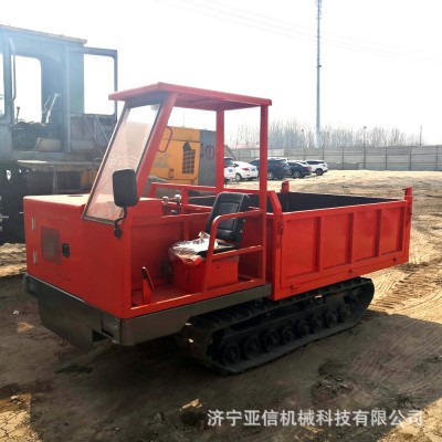 履带运输车厂家 小型手扶自卸翻斗式运输车 2吨农用运输车