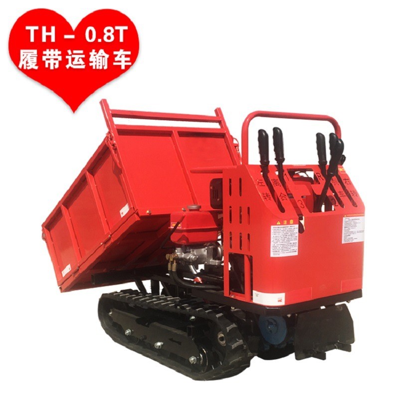 爬山虎履带运输车全地形小型履带式爬坡王果园山地搬运自卸农用车图4