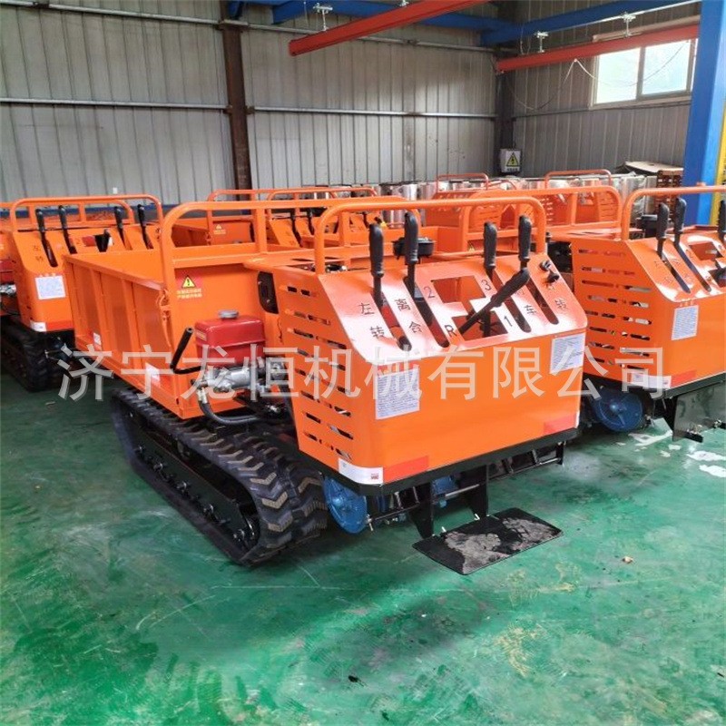 新款多吨位农用柴油手扶履带车山地果园爬山虎履带运输车翻斗车图4