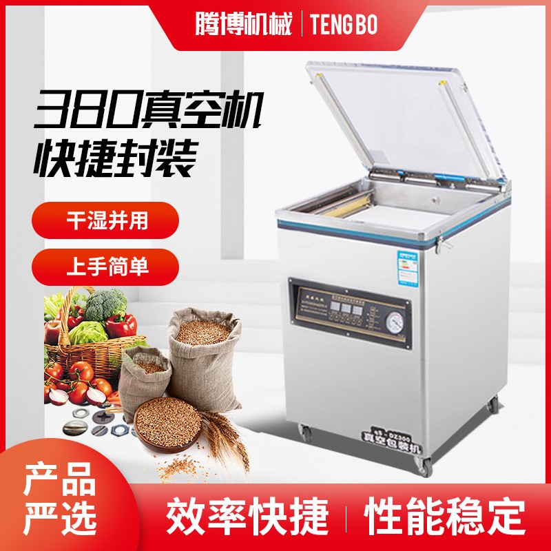 380型真空包装机食品干湿并用简单操作真空机图2