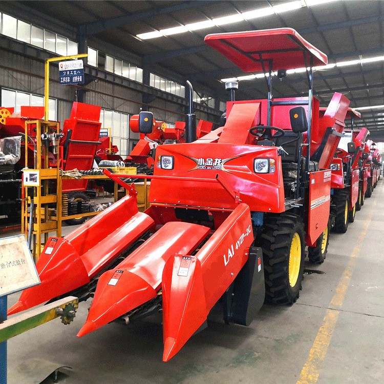 联合玉米收割机农业玉米柴油收获机苞收割机联合2行带扒皮秸秆粉图5