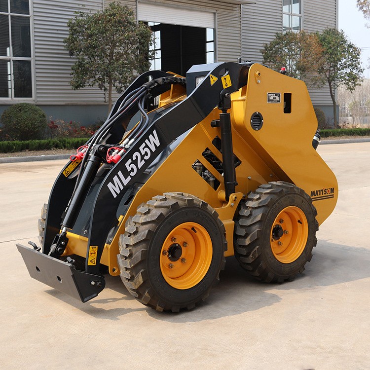 小型装载机四驱铲车进口柴油大马力发动机建筑工地沙石农用装载机图4