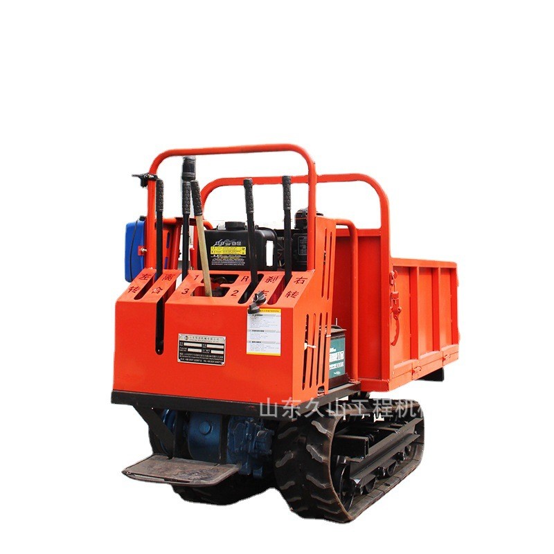 爬山虎运输车爬坡小型履带工程全地形搬运车自卸吊机农用果园厂家图4