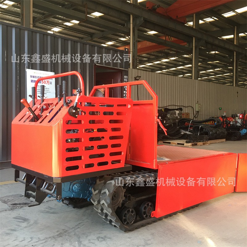 小型履带运输车 2T全地形爬山虎运输车 果园山地用液压自卸农用车图3