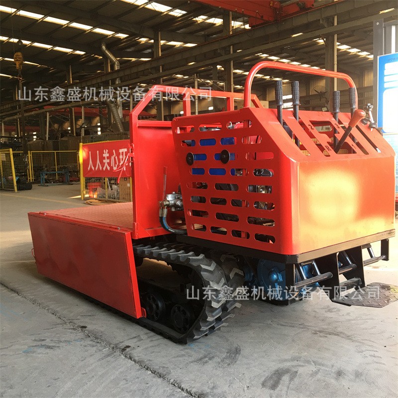 柴油履带运输车 建筑工程砂石运输车 林园农用液压自卸履带装载车图2