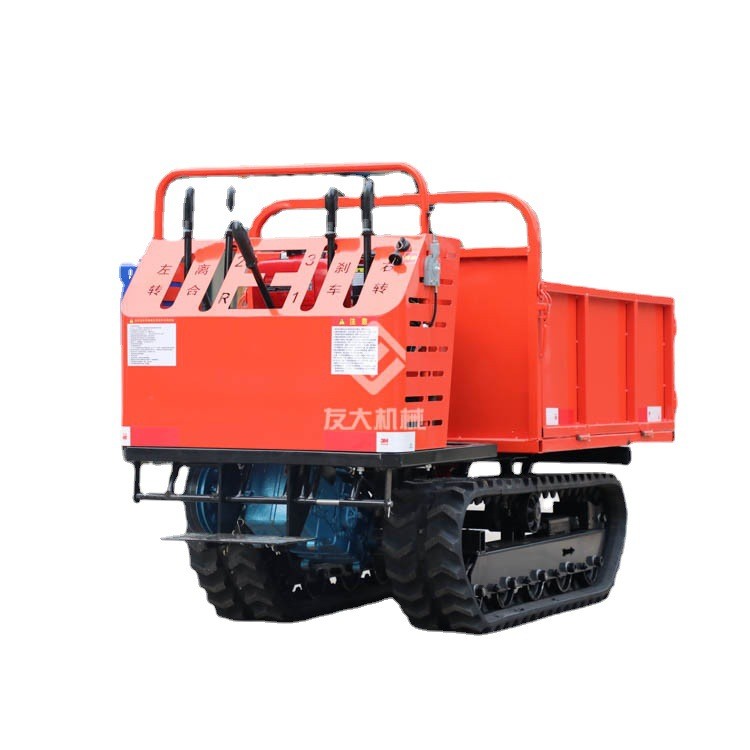 友大750型履带自卸翻斗车 四川果园农田农用爬山虎 自卸履带运输图5