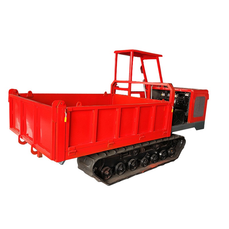 果园大棚农业用运输车 全地形拉货车4吨丘陵爬坡履带运输车图4