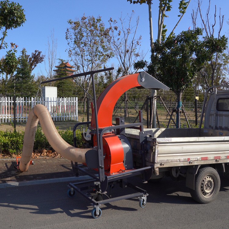 落叶粉碎机 车载式吸叶碎叶机 园林农场吸树叶机图5