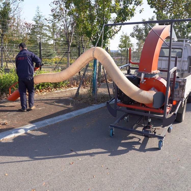 落叶粉碎机 车载式吸叶碎叶机 园林农场吸树叶机图4