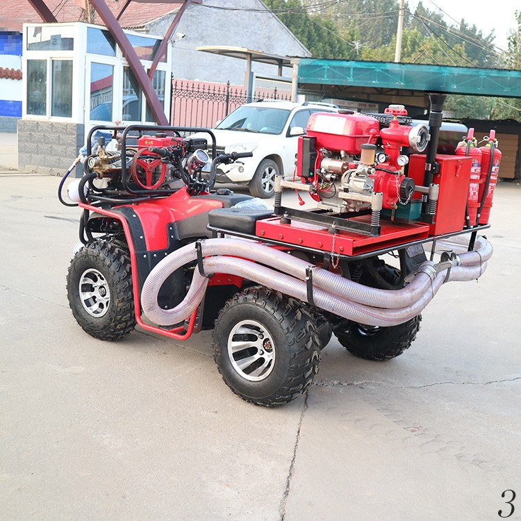 微型消防摩托车 灭火救援四轮消防摩托车 社区救援消防摩托车图3