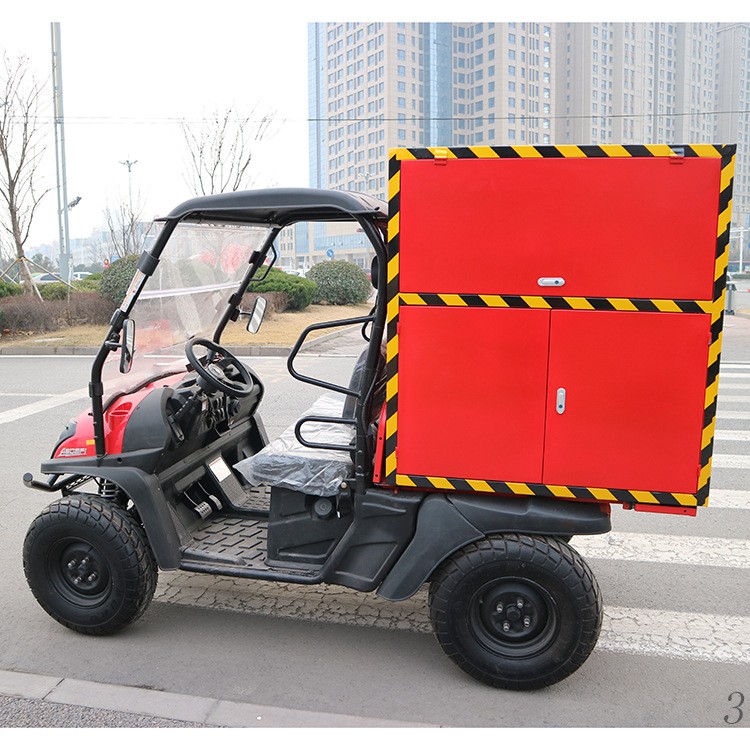 箱体式消防车 高压细水雾摩托车 灭火救援消防四轮摩托车图4